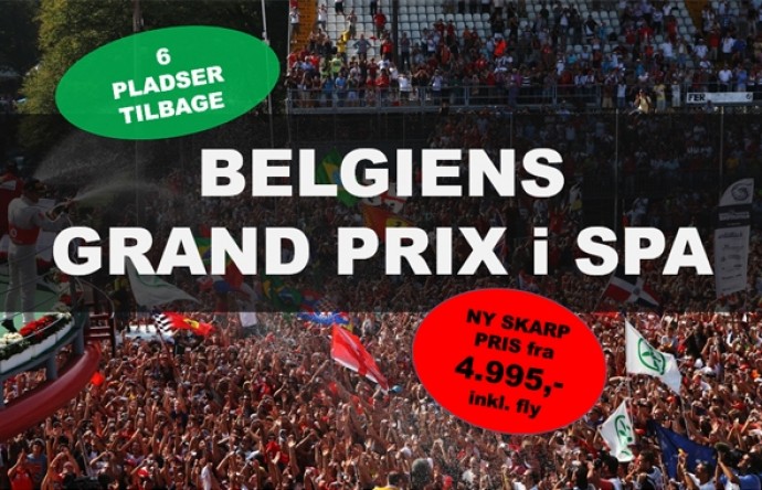 Formel 1 - Belgiens Grand Prix 2019 - INKL. FLY